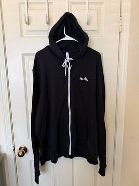 Hulu Bella Canvas Black Hoodie  Black Pullover Promo Employee City Size XXL New
